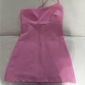 Zara One-Shoulder Pink Dress